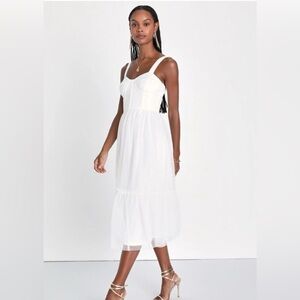 Lulus white dress